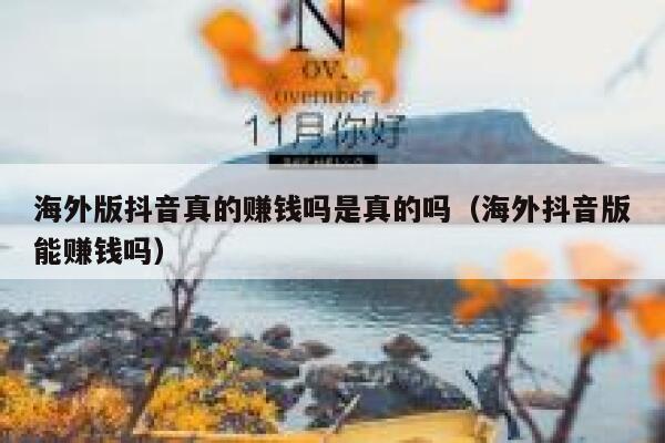 海外版抖音真的赚钱吗是真的吗(海外抖音版能赚钱吗) 第1张 海外版抖音真的赚钱吗是真的吗(海外抖音版能赚钱吗) 第1张