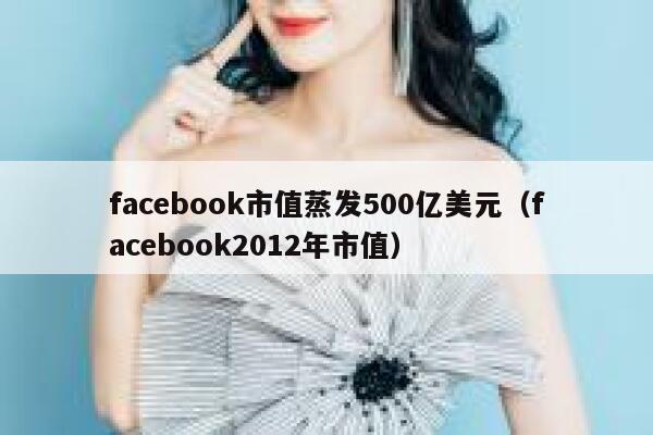 facebook市值蒸发500亿美元（facebook2012年市值） 第1张