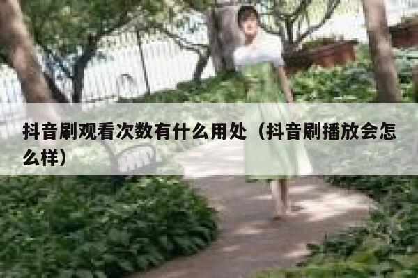 抖音刷观看次数有什么用处(抖音刷播放会怎么样) 第1张 抖音刷观看次数有什么用处(抖音刷播放会怎么样) 第1张