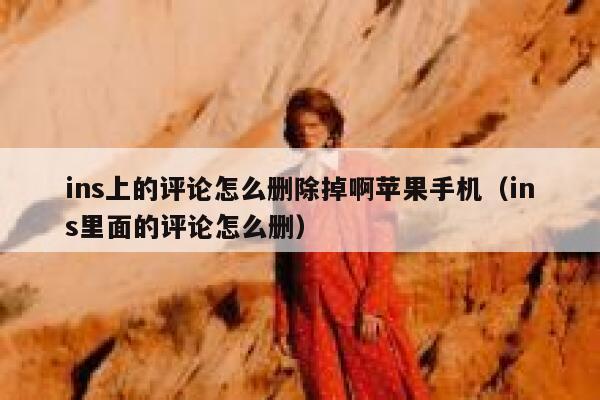 ins上的评论怎么删除掉啊苹果手机（ins里面的评论怎么删） 第1张