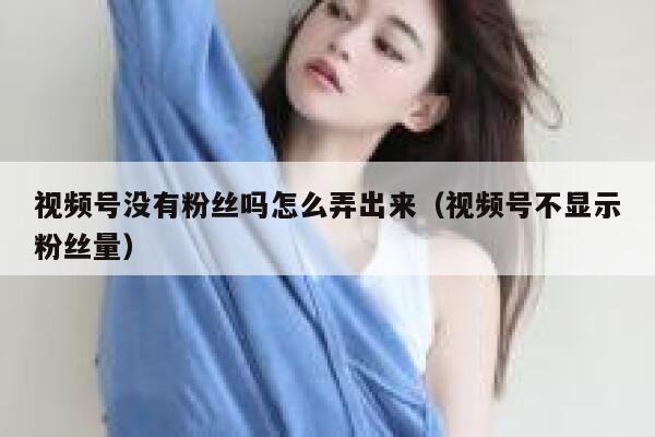 视频号没有粉丝吗怎么弄出来(视频号不显示粉丝量) 第1张 视频号没有粉丝吗怎么弄出来(视频号不显示粉丝量) 第1张