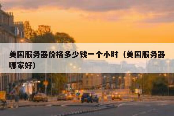 美国服务器价格多少钱一个小时（美国服务器哪家好） 第1张