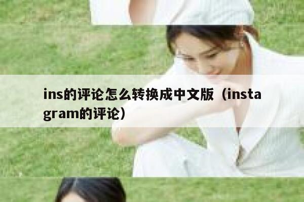 ins的评论怎么转换成中文版（instagram的评论） 第1张