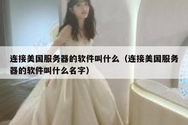 连接美国服务器的软件叫什么(连接美国服务器的软件叫什么名字) 第1张 连接美国服务器的软件叫什么(连接美国服务器的软件叫什么名字) 第1张