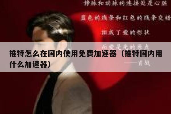 推特怎么在国内使用免费加速器（推特国内用什么加速器） 第1张