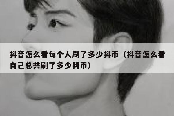 抖音怎么看每个人刷了多少抖币（抖音怎么看自己总共刷了多少抖币） 第1张