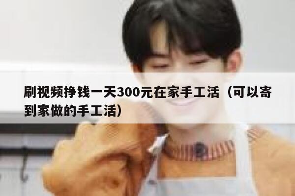 刷视频挣钱一天300元在家手工活（可以寄到家做的手工活） 第1张