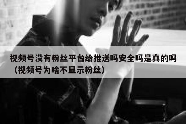 视频号没有粉丝平台给推送吗安全吗是真的吗（视频号为啥不显示粉丝） 第1张