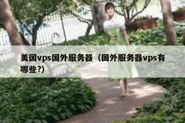 美国vps国外服务器（国外服务器vps有哪些?） 第1张
