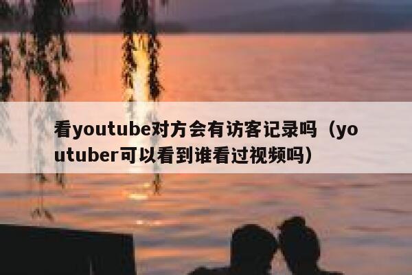 看youtube对方会有访客记录吗（youtuber可以看到谁看过视频吗） 第1张