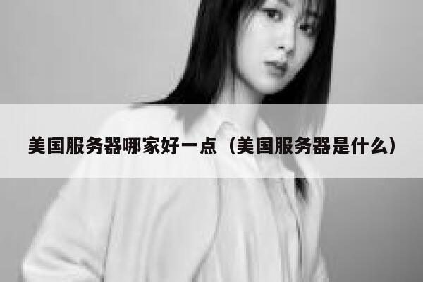 美国服务器哪家好一点（美国服务器是什么） 第1张
