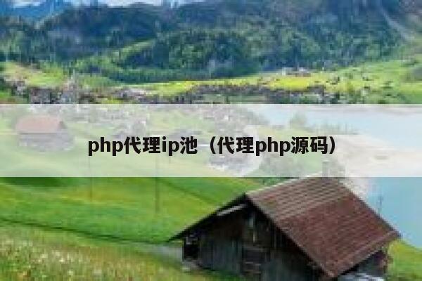 php代理ip池（代理php源码） 第1张