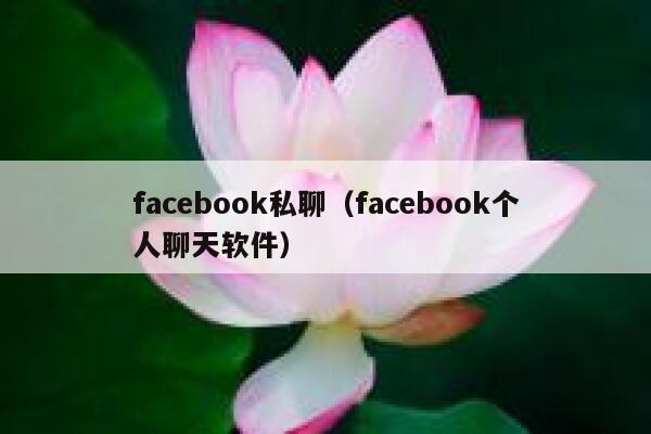 facebook私聊（facebook个人聊天软件） 第1张