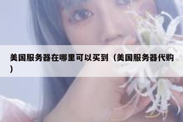 美国服务器在哪里可以买到（美国服务器代购） 第1张