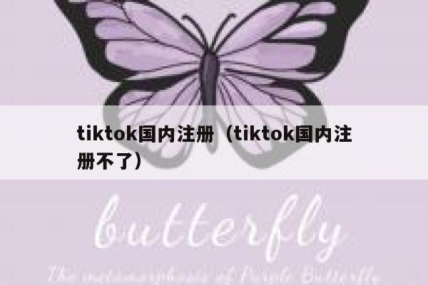 tiktok国内注册（tiktok国内注册不了） 第1张
