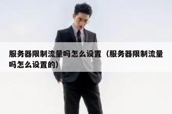 服务器限制流量吗怎么设置（服务器限制流量吗怎么设置的） 第1张