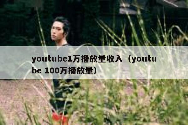 youtube1万播放量收入（youtube 100万播放量） 第1张