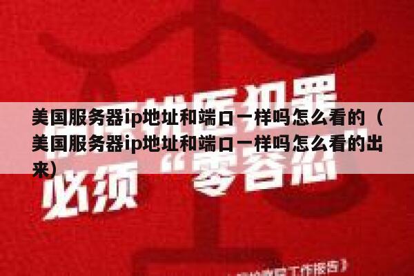 美国服务器ip地址和端口一样吗怎么看的（美国服务器ip地址和端口一样吗怎么看的出来） 第1张