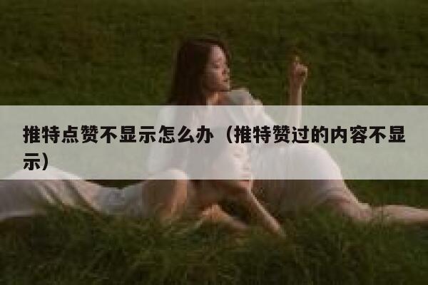 推特点赞不显示怎么办（推特赞过的内容不显示） 第1张