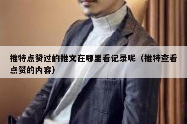 推特点赞过的推文在哪里看记录呢（推特查看点赞的内容） 第1张