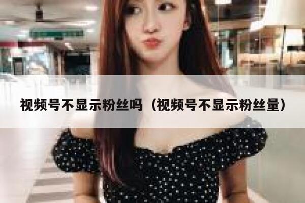 视频号不显示粉丝吗（视频号不显示粉丝量） 第1张