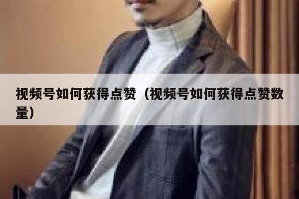 视频号如何获得点赞（视频号如何获得点赞数量） 第1张