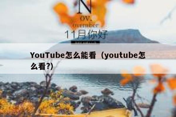 YouTube怎么能看（youtube怎么看?） 第1张