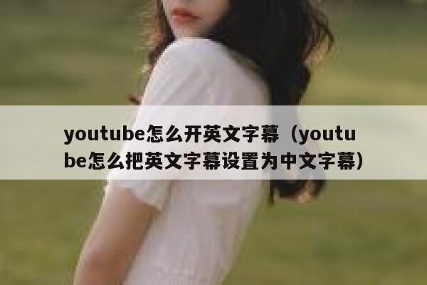 youtube怎么开英文字幕（youtube怎么把英文字幕设置为中文字幕） 第1张