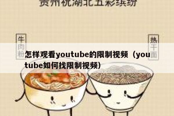 怎样观看youtube的限制视频（youtube如何找限制视频） 第1张