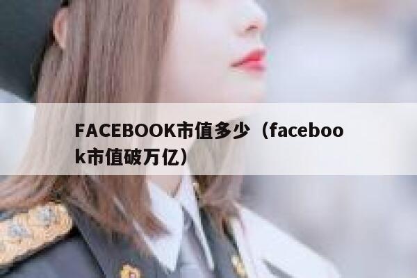 FACEBOOK市值多少（facebook市值破万亿） 第1张
