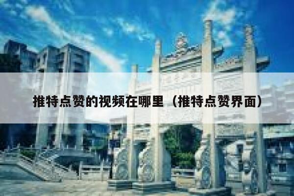 推特点赞的视频在哪里（推特点赞界面） 第1张