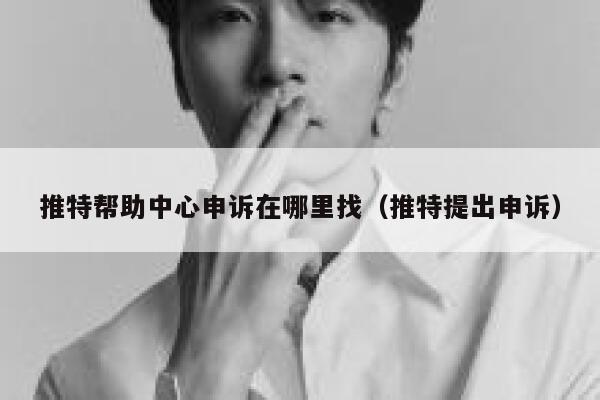 推特帮助中心申诉在哪里找（推特提出申诉） 第1张