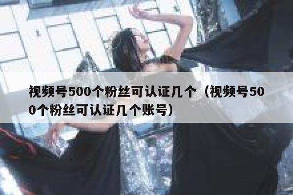 视频号500个粉丝可认证几个（视频号500个粉丝可认证几个账号） 第1张