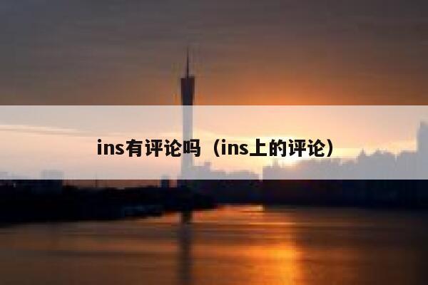 ins有评论吗（ins上的评论） 第1张