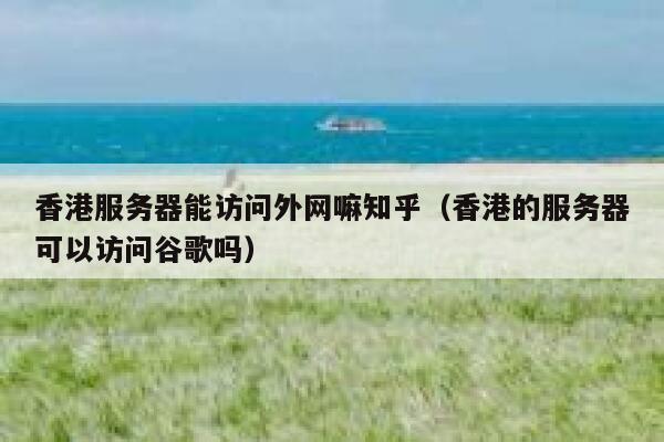 香港服务器能访问外网嘛知乎（香港的服务器可以访问谷歌吗） 第1张