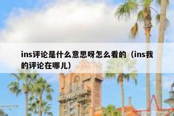 ins评论是什么意思呀怎么看的（ins我的评论在哪儿） 第1张