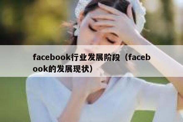 facebook行业发展阶段（facebook的发展现状） 第1张