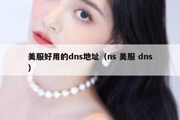 美服好用的dns地址（ns 美服 dns） 第1张