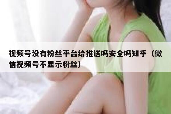 视频号没有粉丝平台给推送吗安全吗知乎（微信视频号不显示粉丝） 第1张