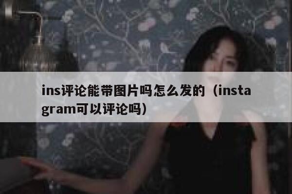 ins评论能带图片吗怎么发的（instagram可以评论吗） 第1张