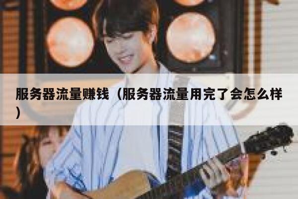 服务器流量赚钱（服务器流量用完了会怎么样） 第1张