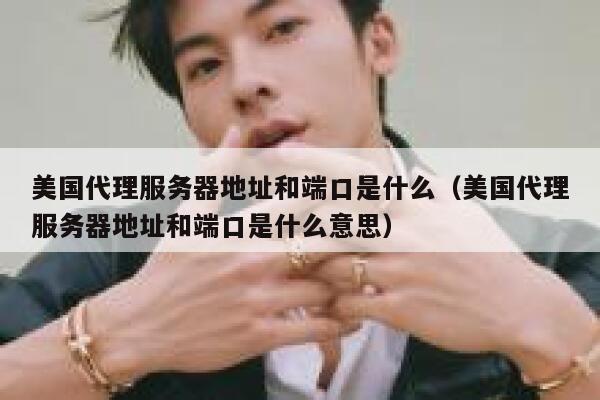 美国代理服务器地址和端口是什么（美国代理服务器地址和端口是什么意思） 第1张