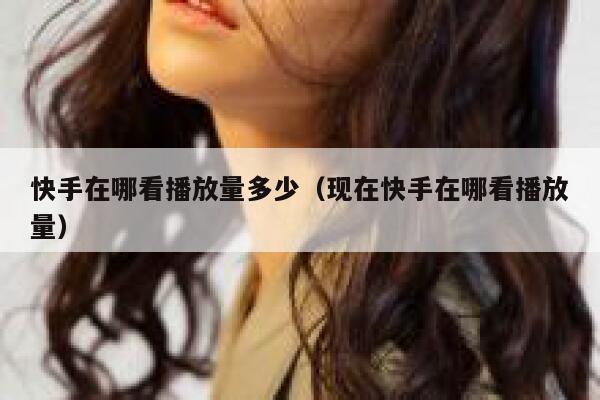 快手在哪看播放量多少（现在快手在哪看播放量） 第1张