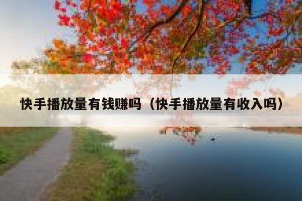 快手播放量有钱赚吗（快手播放量有收入吗） 第1张