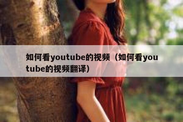 如何看youtube的视频（如何看youtube的视频翻译） 第1张