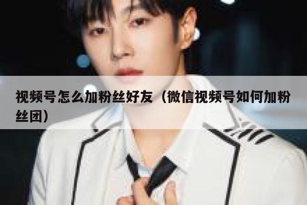 视频号怎么加粉丝好友（微信视频号如何加粉丝团） 第1张
