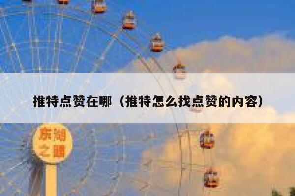 推特点赞在哪（推特怎么找点赞的内容） 第1张