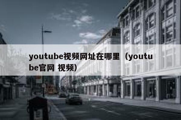youtube视频网址在哪里（youtube官网 视频） 第1张