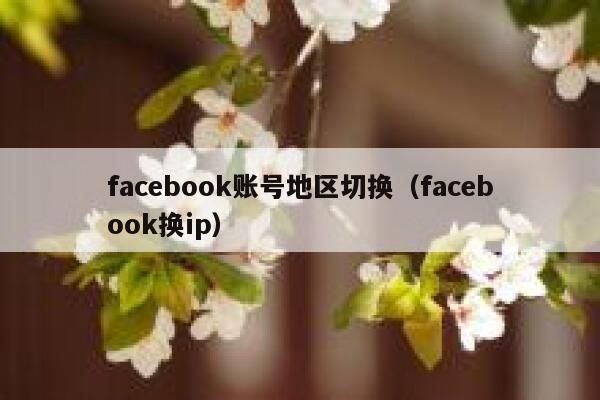 facebook账号地区切换（facebook换ip） 第1张