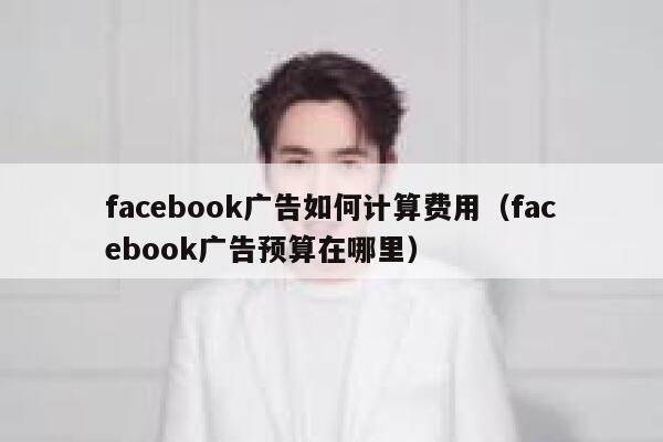 facebook广告如何计算费用（facebook广告预算在哪里） 第1张